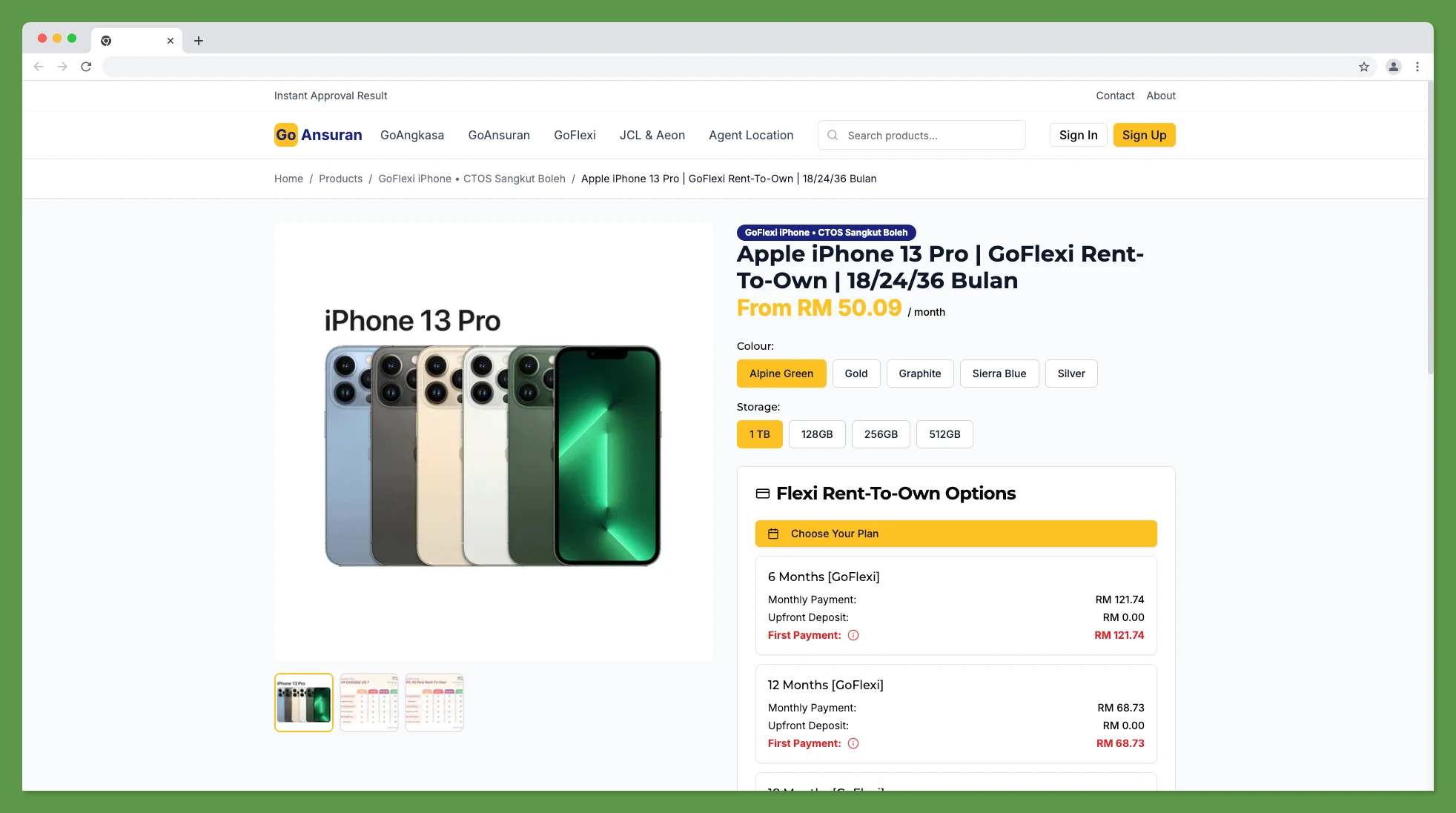 Goansuran - E-Commerce Platform