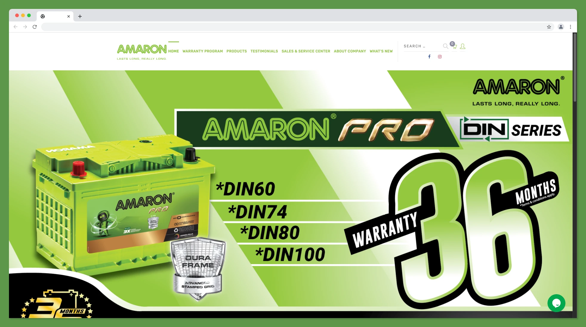 Amaron36 Corporate Website